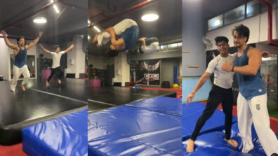 Watch Video: When Siddharth Nigam and Tiger Shroff performed high-octane action stunts together