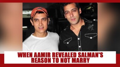 When Aamir Khan REVEALED the REAL REASON why Salman Khan is Unmarried