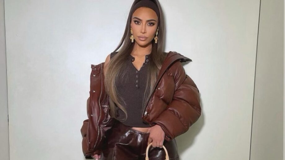 Top 5 hottest looks of Kim Kardashian in leather outfits 294086