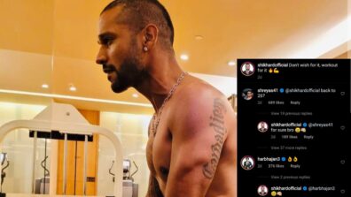 Workout Goals: Shikhar Dhawan shares shirtless photo from gym, Harbhajan Singh and Shreyas Iyer have something to say