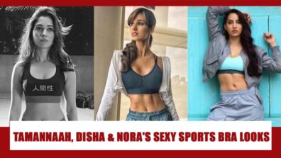 Workout Goals: Tamannaah Bhatia, Nora Fatehi & Disha Patani’s attractive sports bra looks that broke the internet