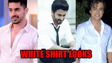 Zain Imam, Dheeraj Dhoopar To Mohsin Khan: White Shirt Looks Of Men That Will Leave You Sweating