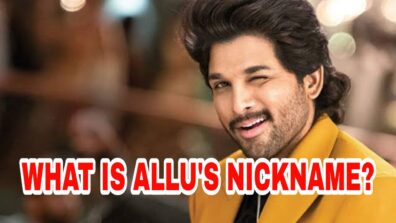 ADORABLE: What is Allu Arjun’s nickname? The answer will shock you