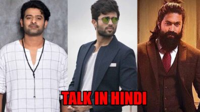 ADORABLE: When South Superstars Prabhas, Vijay Deverakonda & Yash Spoke In Hindi To Wow Fans