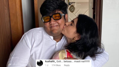 After ages: Priya Ahuja gives a special kiss on Kush Shah’s cheeks, fans say ‘Goli beta masti nahi’