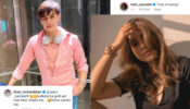 Airport wala look: Mohsin Khan looks dapper in pink semi-formal shirt, Reem Sameer Shaikh has a hilarious question