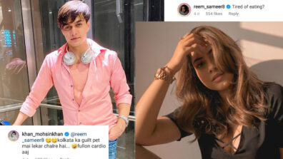 Airport wala look: Mohsin Khan looks dapper in pink semi-formal shirt, Reem Sameer Shaikh has a hilarious question