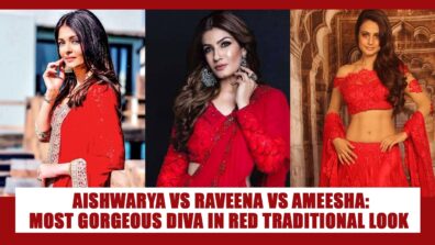 Aishwarya Rai, Raveena Tandon, Ameesha Patel: Which Diva Aced The Red Traditional Look?