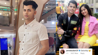 Aladdin swag: Siddharth Nigam shares latest hot photo on kiss day, Jannat Zubair Rahmani leaves a hilarious reply