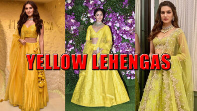 Alia Bhatt, Kriti Sanon, Tara Sutaria: Diva Who Looked The Hottest In Yellow Lehenga