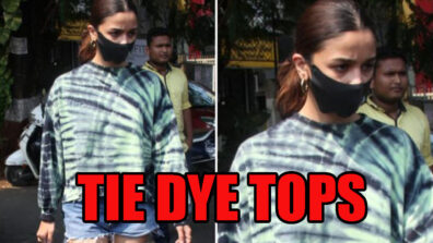 Alia Bhatt’s Hot Looks In Tie Dye Tops With Denim Bottoms