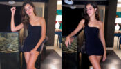 Ananya Panday looks smoking hot in latest mini black bodycon outfit, wants the attention of all ‘singles’ in the house