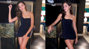 Ananya Panday looks smoking hot in latest mini black bodycon outfit, wants the attention of all ‘singles’ in the house