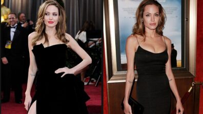 Angelina Jolie Looks Super Hot In Black Outfits: See Pics