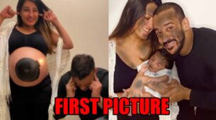 Anita Hassanandani and Rohit Reddy reveal baby boy Aaravv’s face