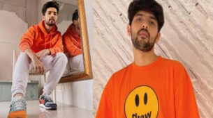 Armaan Malik Rocks In Orange Sweatshirt With White Bottoms, See Picture