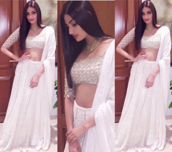 Athiya Shetty’s White Lehenga Or Ananya Panday’s Pink Lehenga: Who’s Outfit Would You Like To Wear? - 0