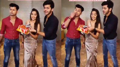 Awesome Threesome: Siddharth & Abhishek Nigam spend Valentine’s Day with Ashi Singh, cake-cutting video goes viral on social media