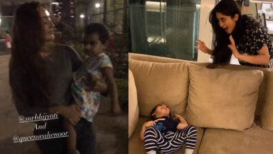 Baby Love: Surbhi Jyoti and Shivangi Joshi caught on camera playing with cute kids, fans melt in awe