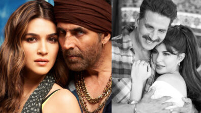 Bachchan Pandey: Why are Jacqueline Fernandez & Kriti Sanon so excited to hug Akshay Kumar?