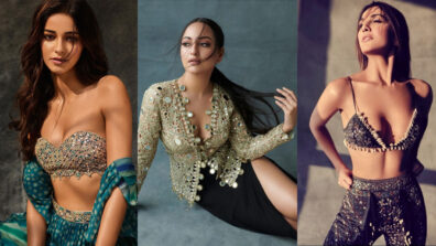 Beauties Of Bollywood: Ananya Panday, Sonakshi Sinha & Vaani Kapoor bomb up the Internet in their Embellished outfits!