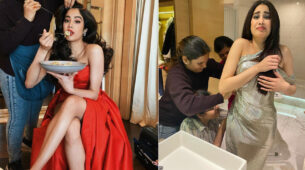 Before and after: Unseen rare footage of Janhvi Kapoor prepping up goes viral on social media