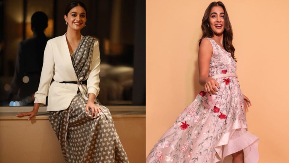 Big fan of Indo-Western Lehenga look? Take fashion inspiration from Keerthy Suresh & Pooja Hegde's wardrobe 318574