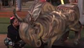 Bigg Boss 14: Rakhi Sawant whispers a secret wish in the new bull statue’s ears, find here