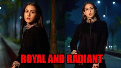 Black Beauty: Sara Ali Khan looks royal and radiant in latest black dress