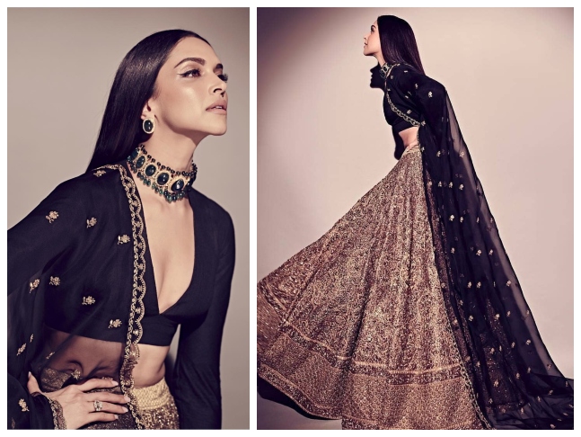 Black Lehenga Or Black Kurta: Which Of Deepika Padukone’s Sabyasachi Outfit Would You Steal? - 0