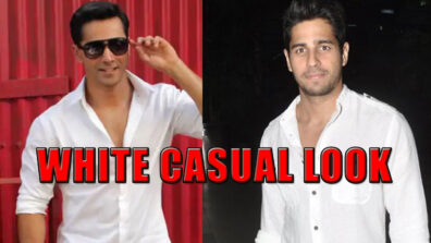 Bollywood Actors Varun Dhawan VS Sidharth Malhotra: Who Is Hottest In White Casual Shirt? Vote Now