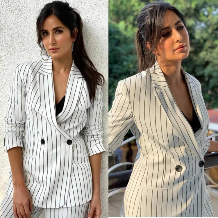 Bollywood Divas From Katrina Kaif To Sonakshi Sinha Showed How To Look Glamorous And Sizzling Hot in Striped Pantsuit - 0