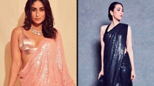 [Bollywood Sissy] Karishma Kapoor VS Kareena Kapoor, Who Blings Up In Sequin Saree The Most: Rate The Best