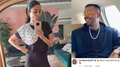 Burp cloth: Anushka Sharma drops an adorable mirror selfie for fans, Hardik Pandya leaves a hilarious reply