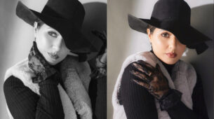 Cock Your Hat: Hina Khan is a sassy babe in black hat, fans go gaga