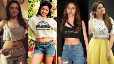 Crop Top Fashion: Take style cues from Tamannaah Bhatia, Rashmika Mandanna, Rakul Preet Singh & Keerthy Suresh