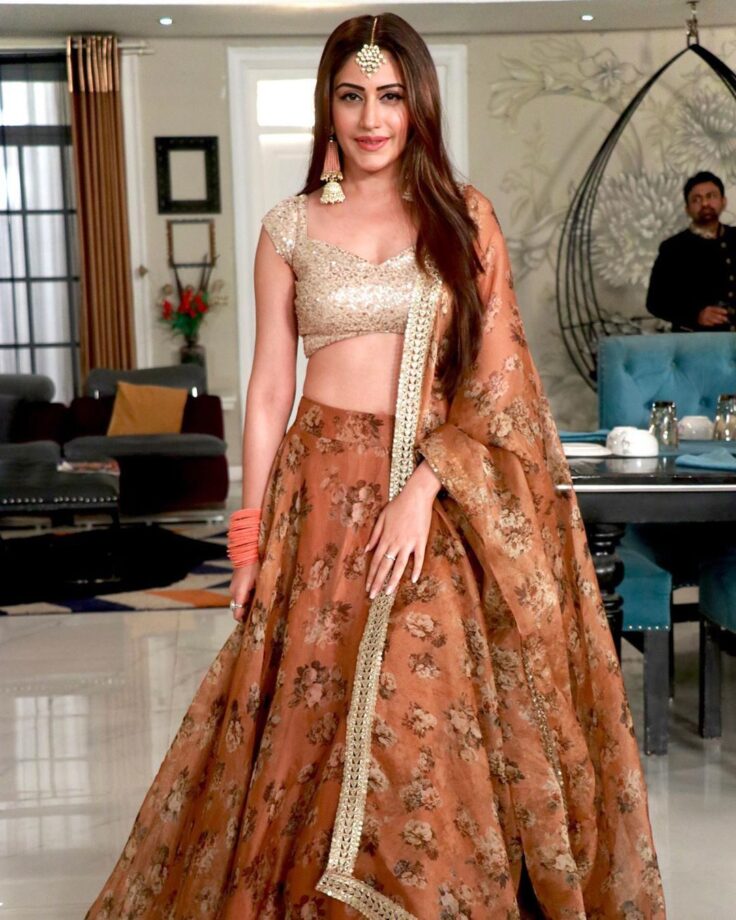 Dalljiet Kaur, Surbhi Chandna, Erica Fernandes: Who Looks An Absolute Bomb In Lehenga? - 2