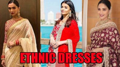 Deepika Padukone, Aishwarya Rai, Madhuri Dixit: Best looks in ethnic dresses