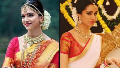 Deepika Padukone And Shraddha Kapoor: Who Slays The South Indian Saree Look Perfectly?