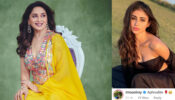 Dhak Dhak Girl: Madhuri Dixit Nene looks resplendent and gorgeous in yellow ethnic look, Mouni Roy calls her ‘Aphrodite’