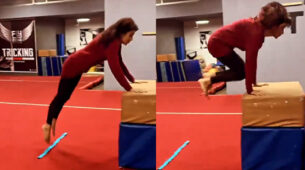 Dhakkad Girl: Kumkum Bhagya fame Sriti Jha does a high jump like never before, fans salute her fitness level