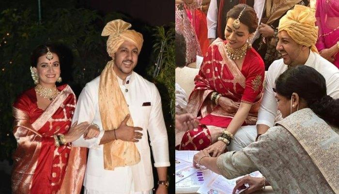 Dia Mirza And Vaibhav: Newly Married Couple Looks Gorgeous Together, See Wedding Photos - 1