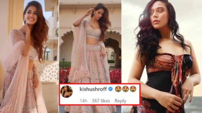 Disha Patani looks smoking hot in lehenga, Krishna Shroff loves it