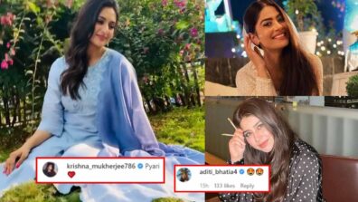 Divyanka Tripathi looks stunning in latest ethnic avatar, Krishna Mukherjee and Aditi Bhatia can’t stop praising