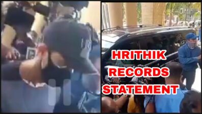 Fake Email Controversy: Hrithik Roshan caught on camera arriving at Mumbai Crime Branch to record statement against Kangana Ranaut