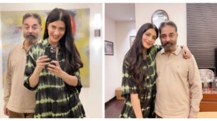 Father-Daughter love: Shruti Hassan shares an adorable selfie with Kamal Hassan, Tamannah Bhatia loves it