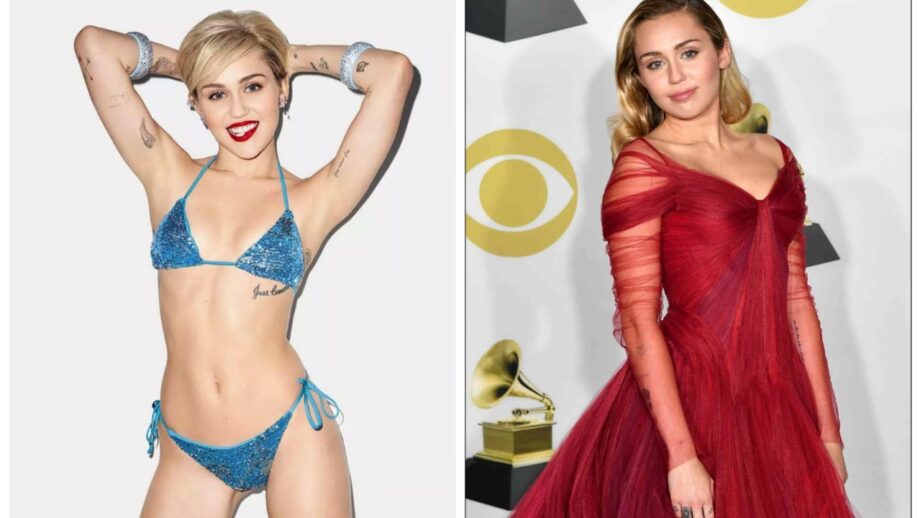 From Bikini To Elegant Gowns: Take Cues From Miley Cyrus 4