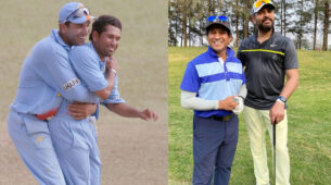 From cricket to golf: Sachin Tendulkar & Yuvraj Singh spotted playing together on the field once again, fans delighted