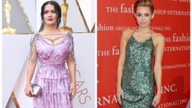 From Salma Hayek to Miley Cyrus: Sequined dresses perfect for the holiday season