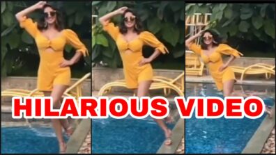 Funny ROFL Moment: Baby Doll caught on camera hilariously falling down in the swimming pool, fans go LOL